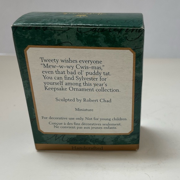 Hallmark Ornament, Tweety Looney Tunes, mini new in box. - Picture 3 of 9